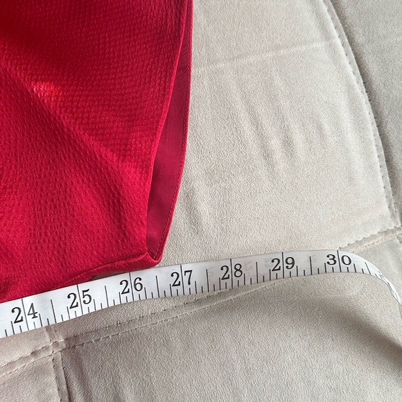 Aiden Mattox Elegant Red Open Sleeves Dress - Picture 8 of 8